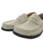 Loewe Campo Loafers Slip on Brushed Suede 37 Ivory Yo3 — view 5