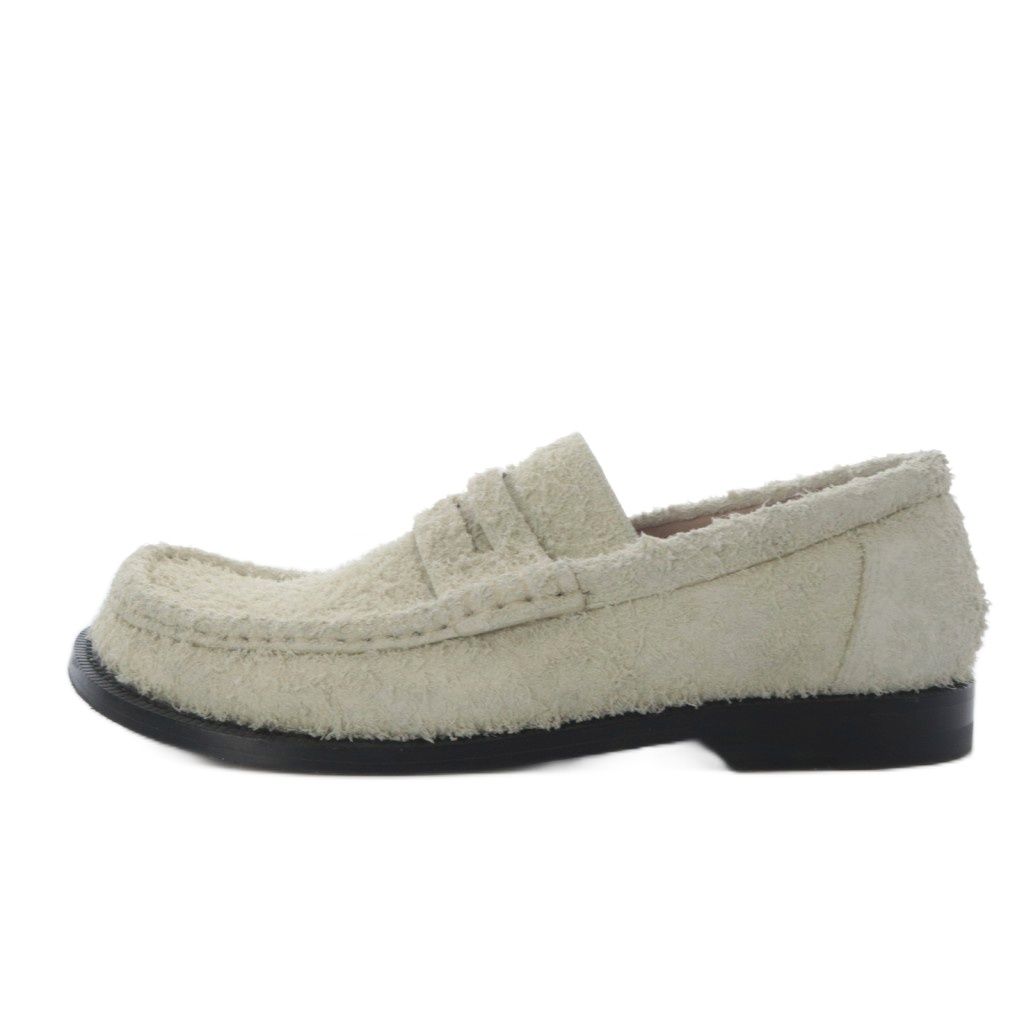 Loewe Campo Loafers Slip on Brushed Suede 37 Ivory Yo3 — view 2