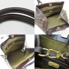 Fendi Tote Zucca Canvas Leather Brown Vertical Shape — view 6