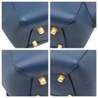 Celine Flap Belt Bag Mini Blue Leather — view 2