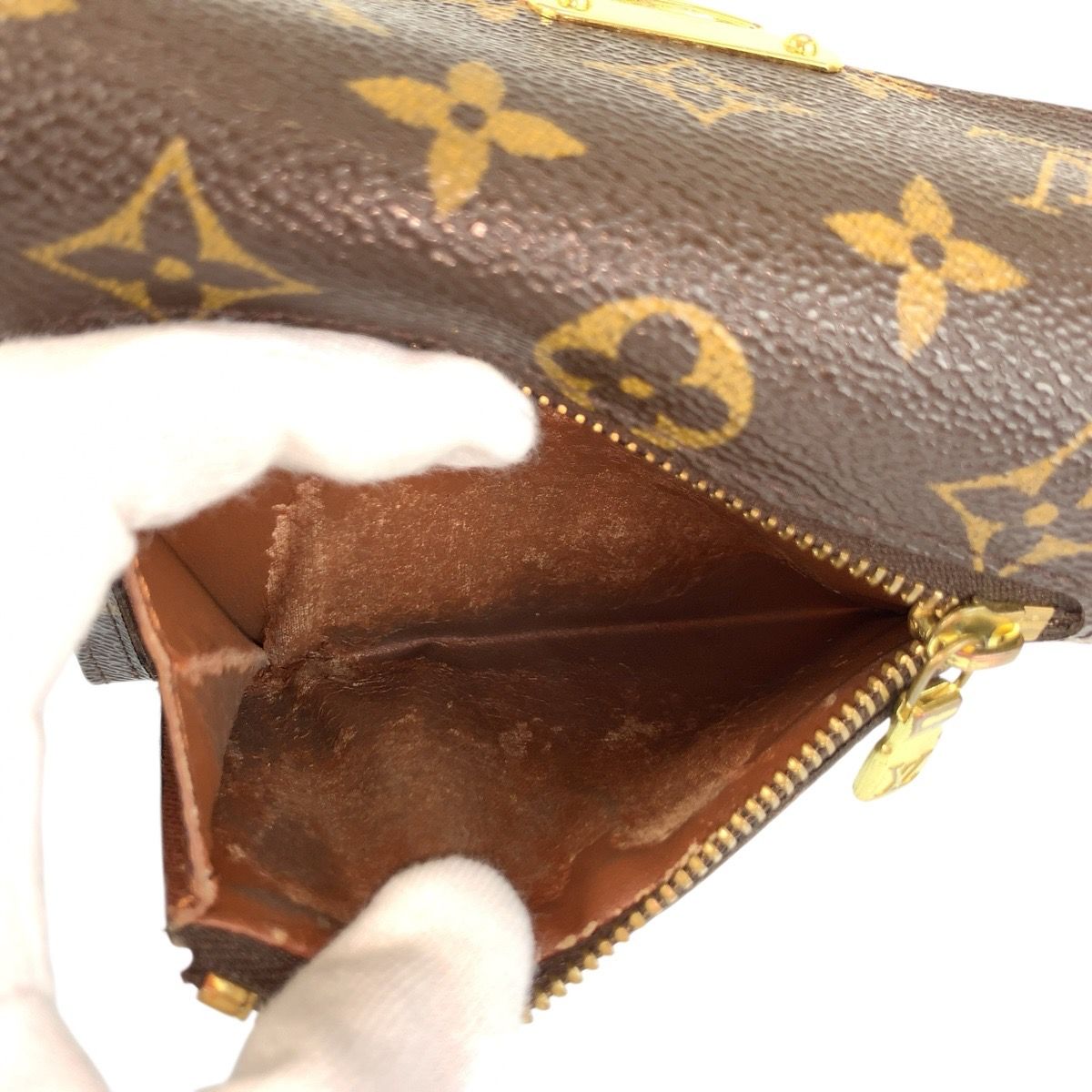 Louis Vuitton Monogram Portefeuille Koala Brown Fold Wallet Compact — view 7