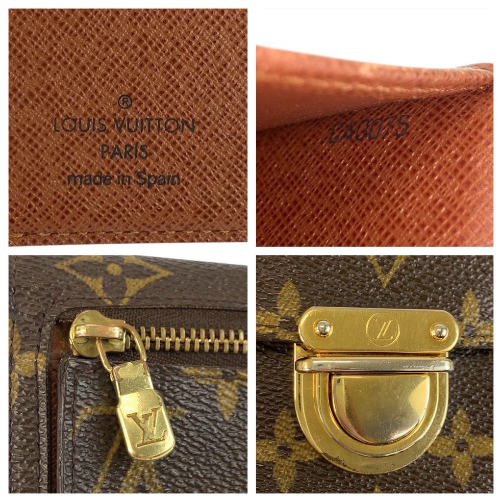 Louis Vuitton Monogram Portefeuille Koala Brown Fold Wallet Compact — view 3