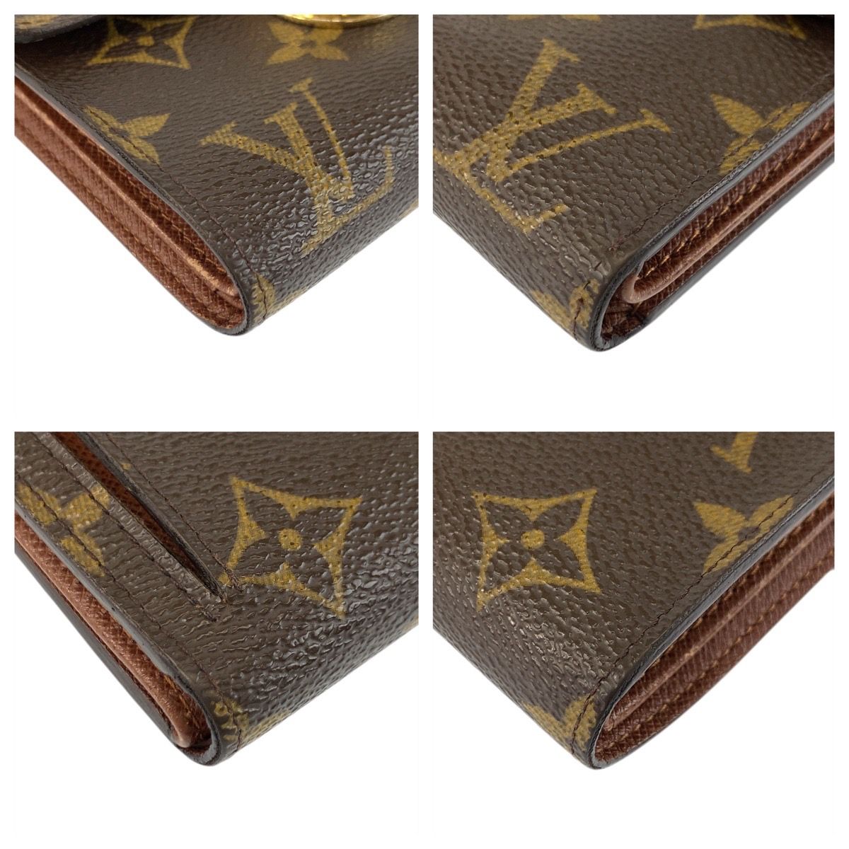 Louis Vuitton Monogram Portefeuille Koala Brown Fold Wallet Compact — view 4