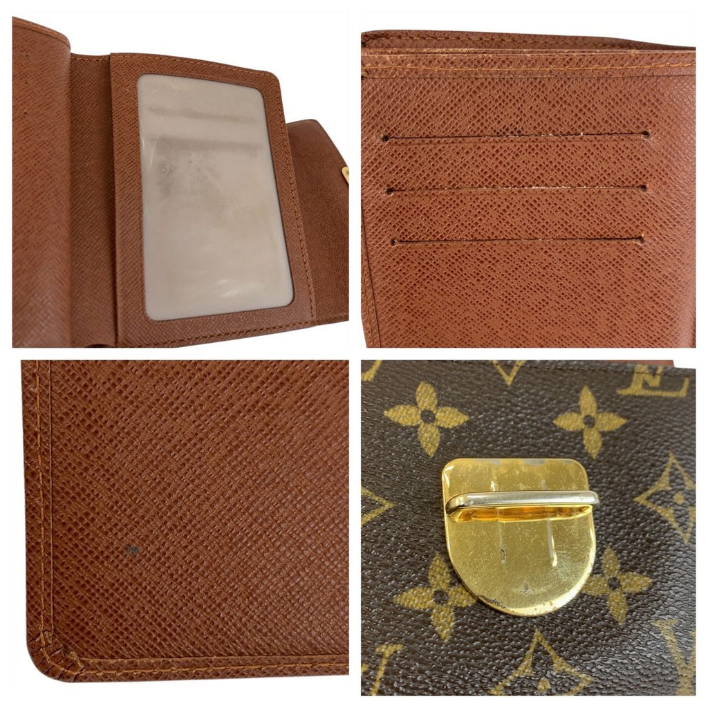 Louis Vuitton Monogram Portefeuille Koala Brown Fold Wallet Compact — view 6