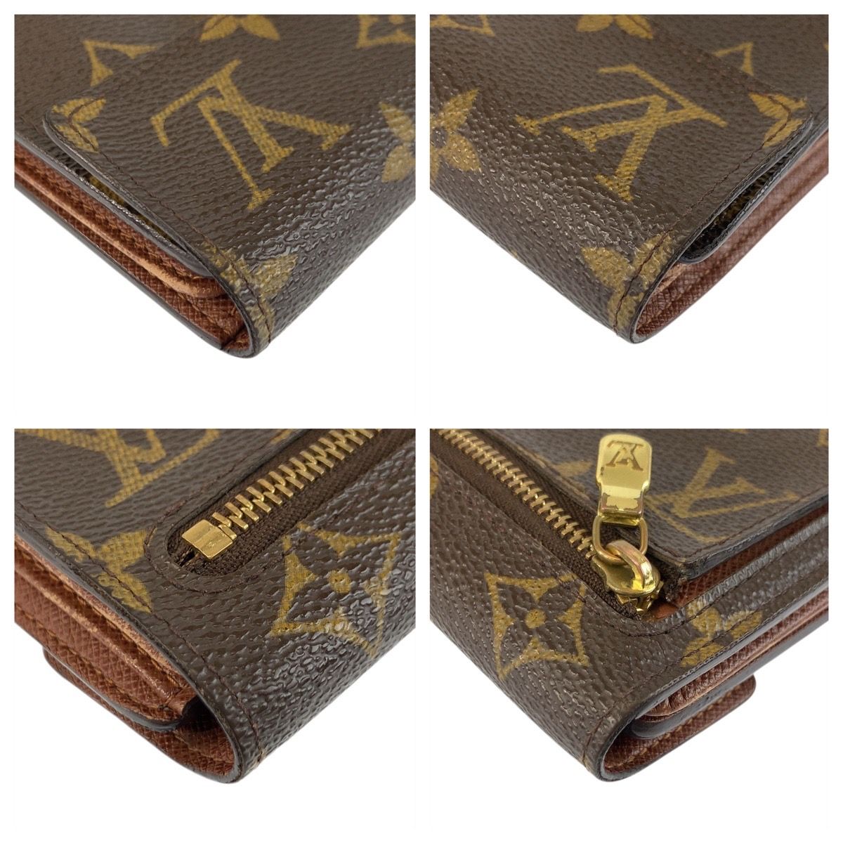 Louis Vuitton Monogram Portefeuille Koala Brown Fold Wallet Compact — view 5