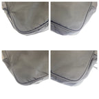 Prada Tessuto Black Silver Nylon Shoulder Bag — view 3