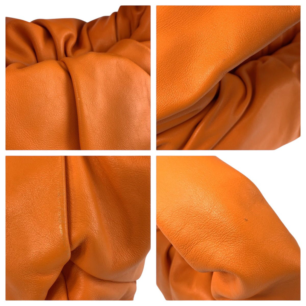 Bottega Veneta the Shoulder Pouch Orange Leather Hobo — view 5