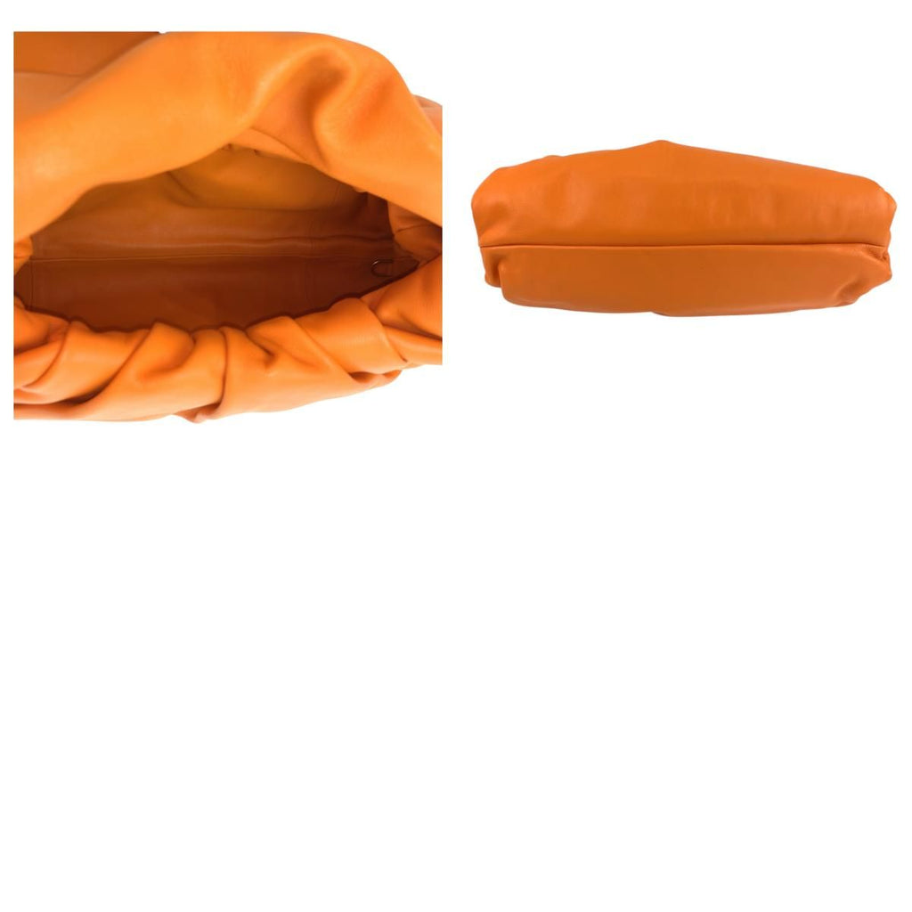 Bottega Veneta the Shoulder Pouch Orange Leather Hobo — view 9