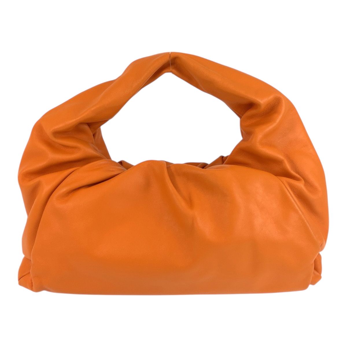 Bottega Veneta the Shoulder Pouch Orange Leather Hobo — view 2