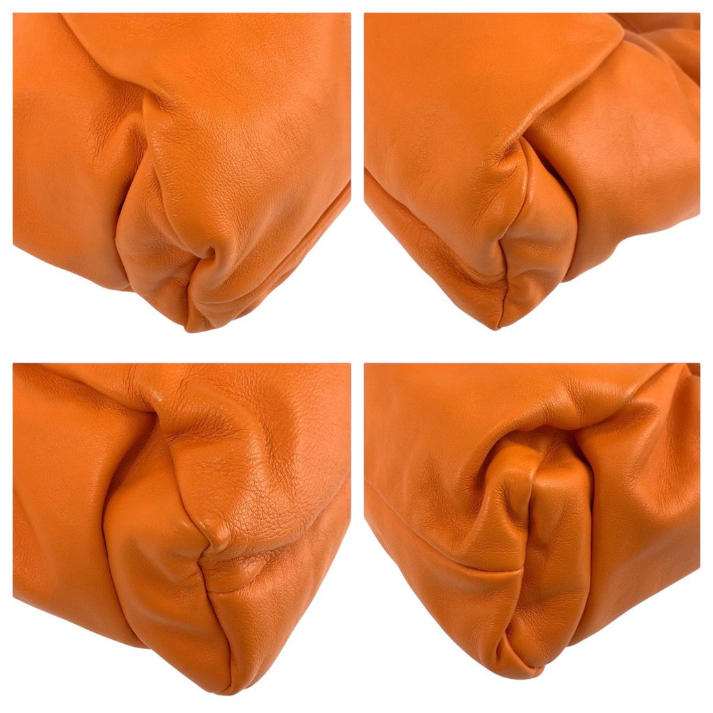 Bottega Veneta the Shoulder Pouch Orange Leather Hobo — view 4