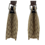 Gucci Eclipse Brown Silver GG Canvas Shoulder Bag — view 8