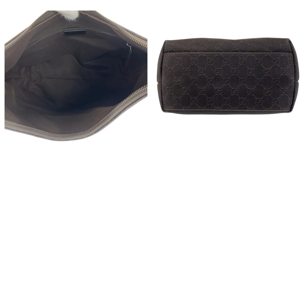 Gucci Brown GG Canvas Shoulder Bag — view 9