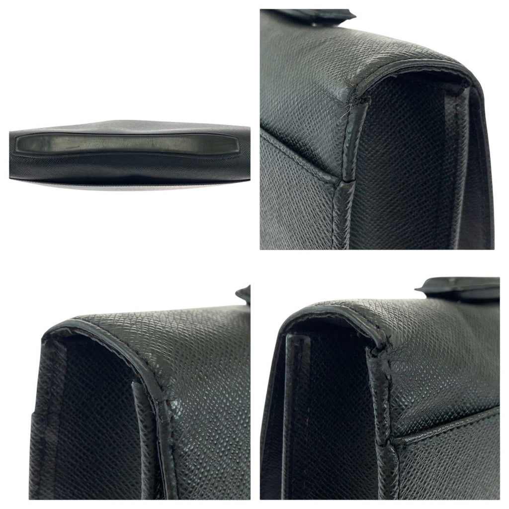 Louis Vuitton Taiga Angara Ardoise Black Business Bag Handbag — view 5