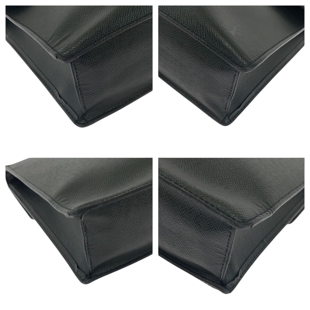 Louis Vuitton Taiga Angara Ardoise Black Business Bag Handbag — view 3