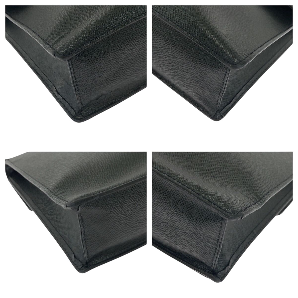 Louis Vuitton Taiga Angara Ardoise Black Business Bag Handbag — view 3