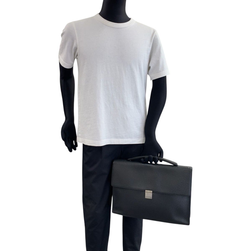 Louis Vuitton Taiga Angara Ardoise Black Business Bag Handbag — view 7