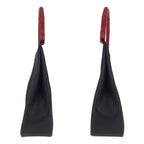 Gucci Bamboo Black Red Leather 001 Shoulder Bag Hobo — view 7