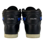 Celine 43 Blue Black Leather Sneakers High Cut — view 2