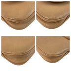 Gucci Double Beige Gold Leather Chain Shoulder Bag Pochette — view 3