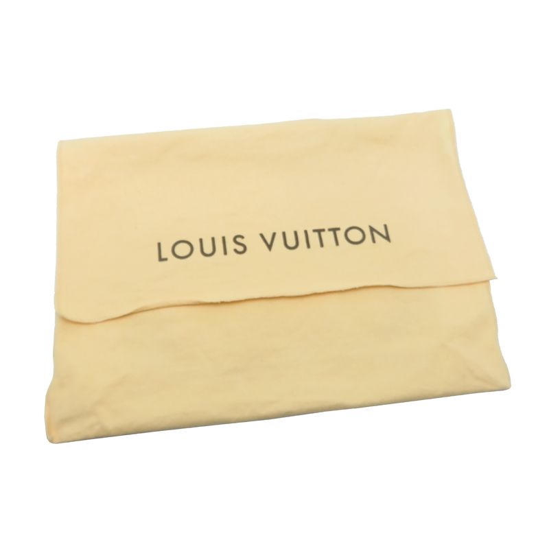 Louis Vuitton Shoulder Bag Leather Brown — view 9