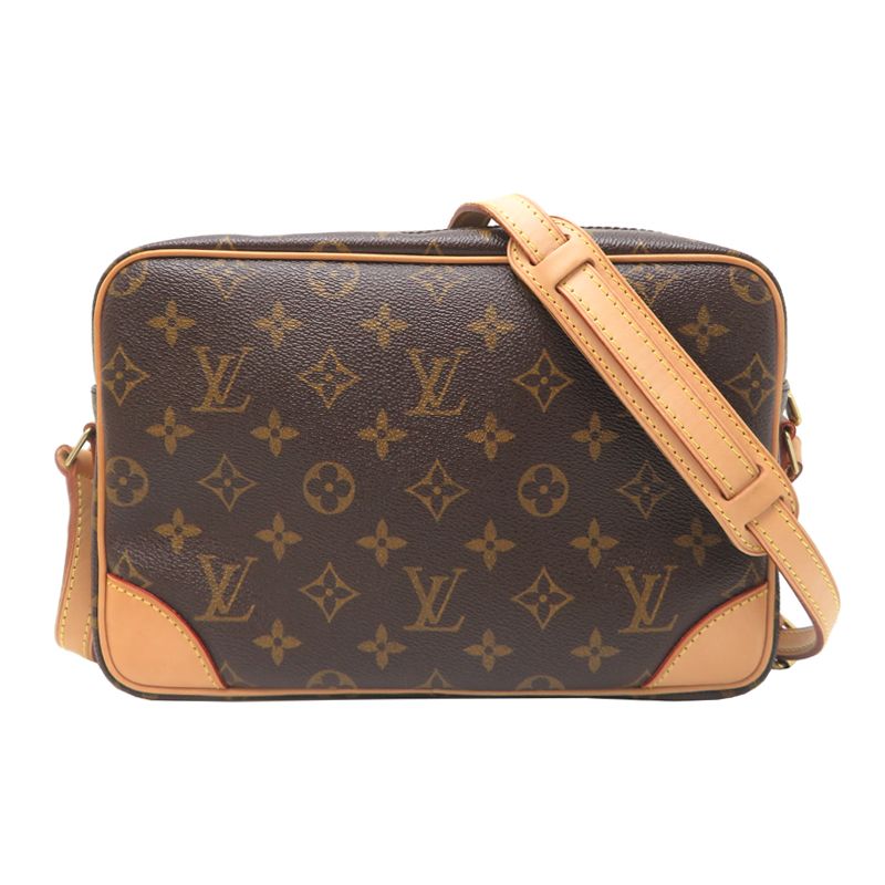 Louis Vuitton Shoulder Bag Leather Brown — view 2