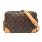 Louis Vuitton Shoulder Bag Leather Brown — view 2