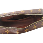 Louis Vuitton Shoulder Bag Leather Brown — view 6