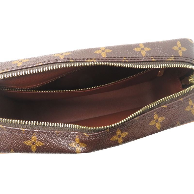 Louis Vuitton Shoulder Bag Leather Brown — view 6