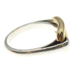 Hermes Vintage Chaine D'ancre Ring Silver Gold — view 4