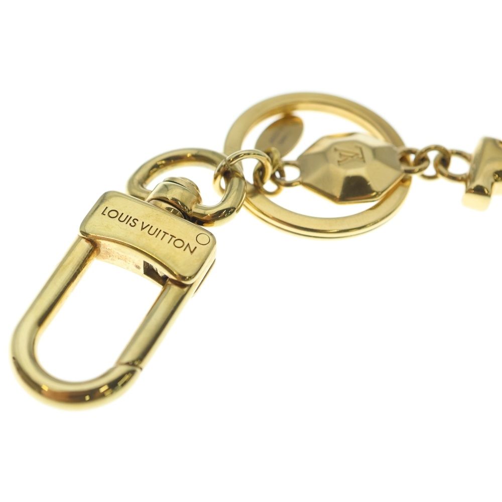 Louis Vuitton LV Facet Key Ring Holder Gold — view 5