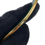 Bottega Veneta Bracelet Curve Calf Bangle Enamel Green Lime — view 5