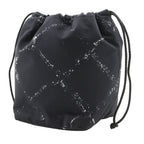 Chanel Travel Line Drawstring Nylon Black Pouch — view 2