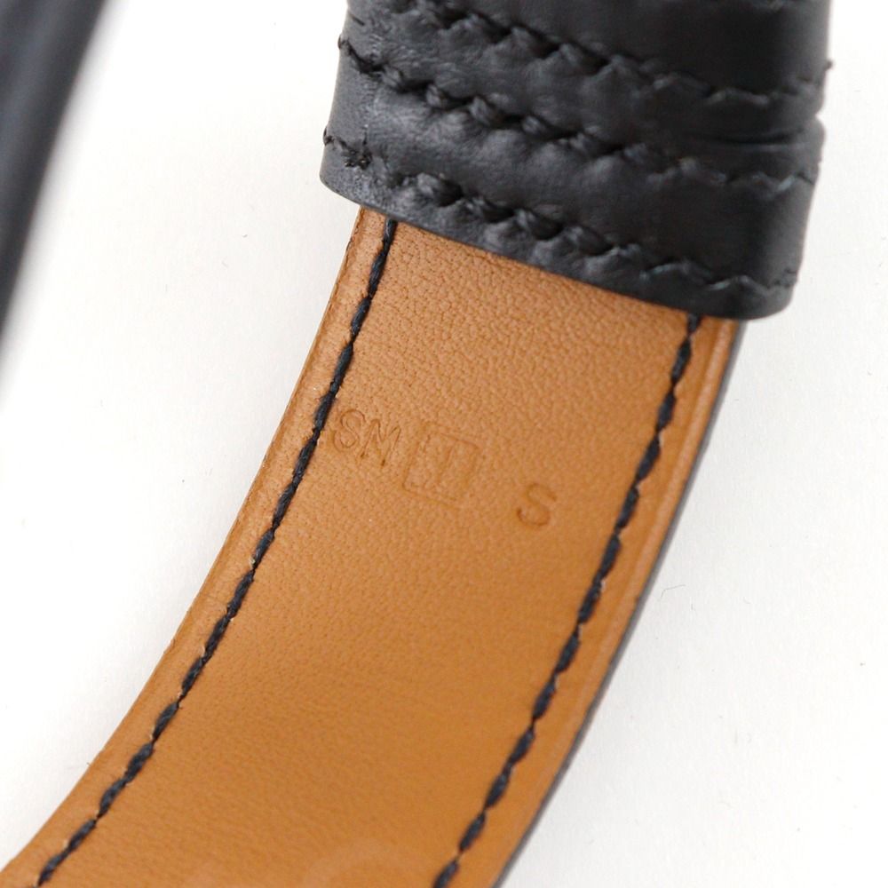 Hermes Logo Bracelet Vauchamonis Black Silver I Bangle — view 7