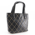 Chanel Wild Stitch Calf Black Handbag — view 3