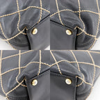 Chanel Wild Stitch Calf Black Handbag — view 4