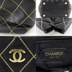 Chanel Wild Stitch Calf Black Handbag — view 9