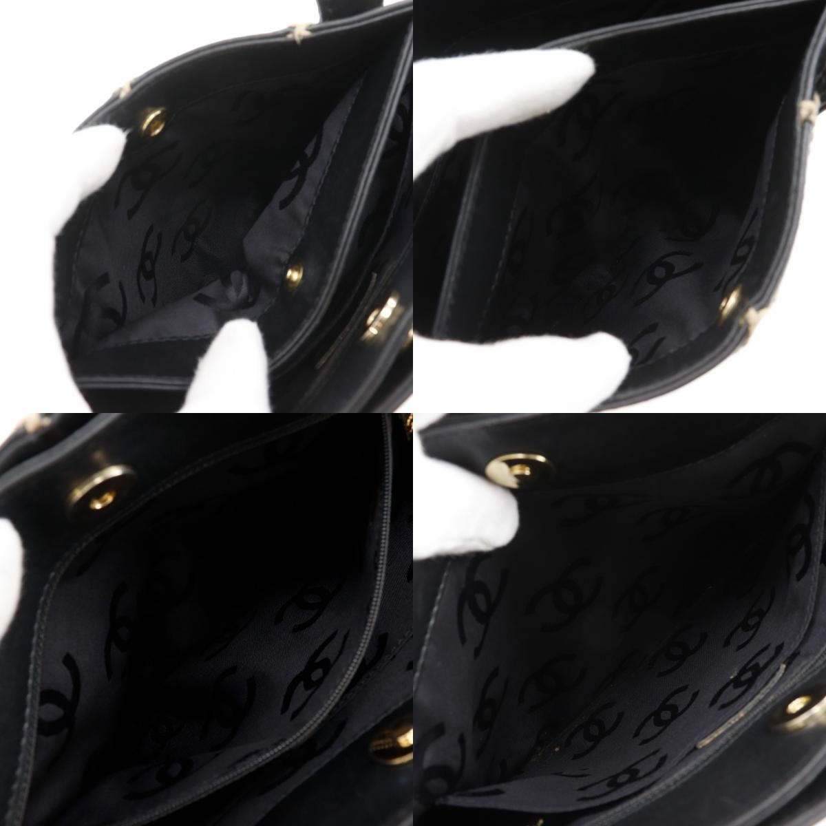 Chanel Wild Stitch Calf Black Handbag — view 7