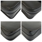 Gucci Black Gold Leather Suede 001 406 Shoulder Bag Pochette — view 4