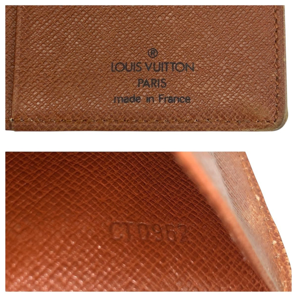 Louis Vuitton Monogram Porte Bal le Carte Cles D Brown Billfold Long — view 3