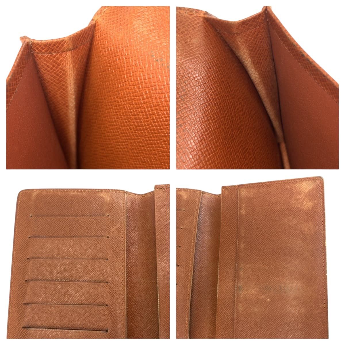 Louis Vuitton Monogram Porte Bal le Carte Cles D Brown Billfold Long — view 7