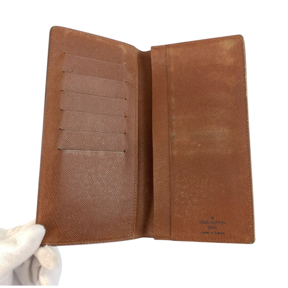 Louis Vuitton Monogram Porte Bal le Carte Cles D Brown Billfold Long — view 8