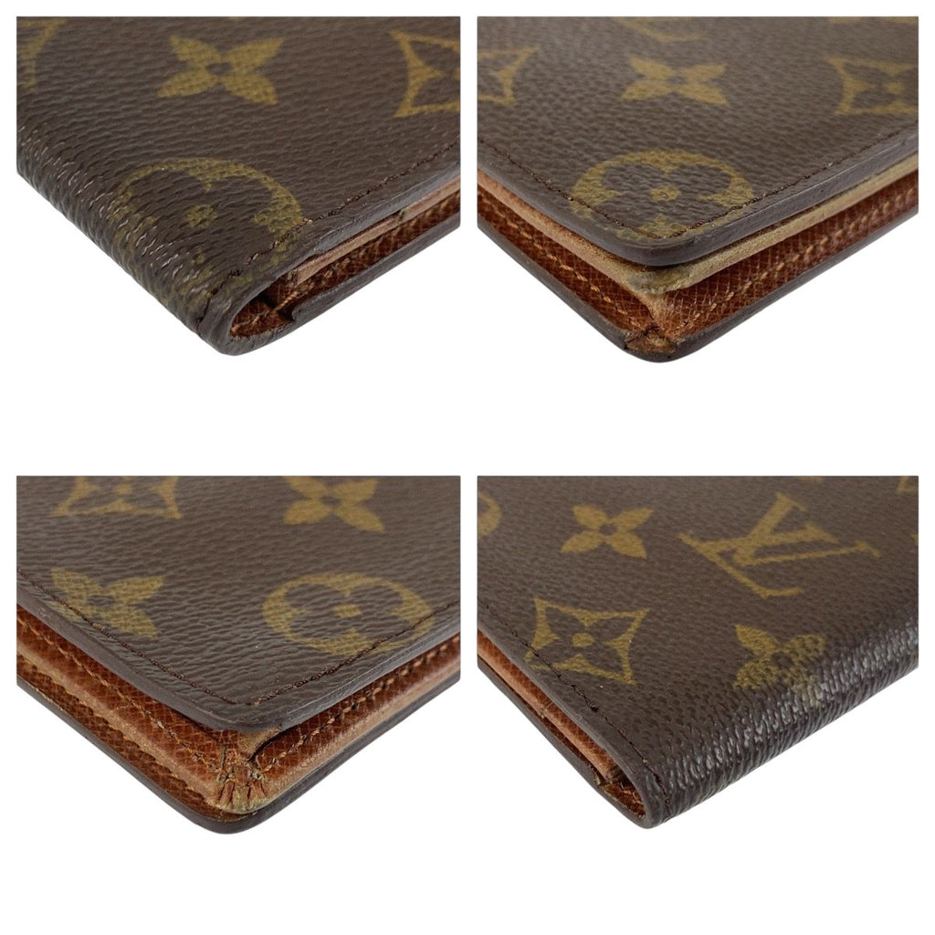 Louis Vuitton Monogram Porte Bal le Carte Cles D Brown Billfold Long — view 4