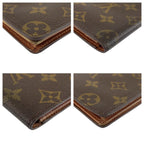 Louis Vuitton Monogram Porte Bal le Carte Cles D Brown Billfold Long — view 5