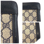 Gucci Vintage Sherry Line Gray GG Supreme Canvas 89 Clutch — view 5