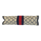Gucci Vintage Sherry Line Gray GG Supreme Canvas 89 Clutch — view 8