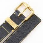 Louis Vuitton Ceinture Suhali Studs Leather Noir Black Belt — view 6