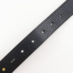 Louis Vuitton Ceinture Suhali Studs Leather Noir Black Belt — view 5