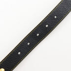 Louis Vuitton Ceinture Suhali Studs Leather Noir Black Belt — view 4