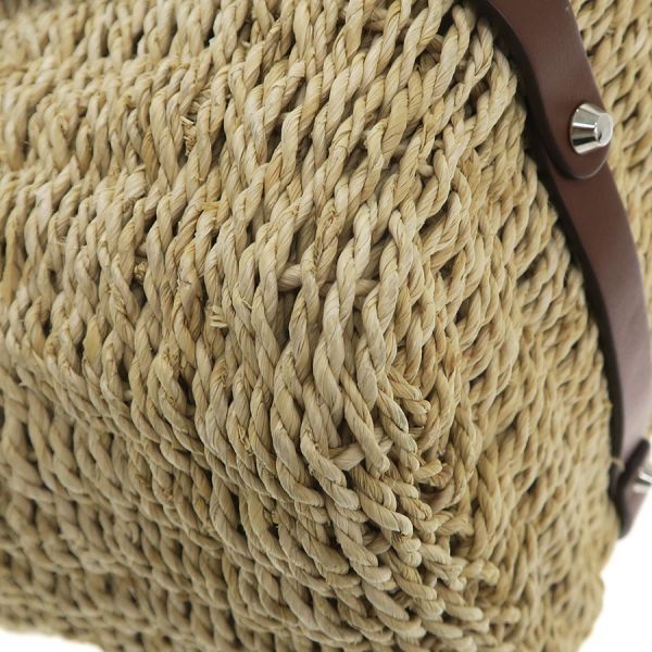 Prada Natural Fiber Basket Bag — view 5