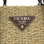 Prada Natural Fiber Basket Bag — view 4